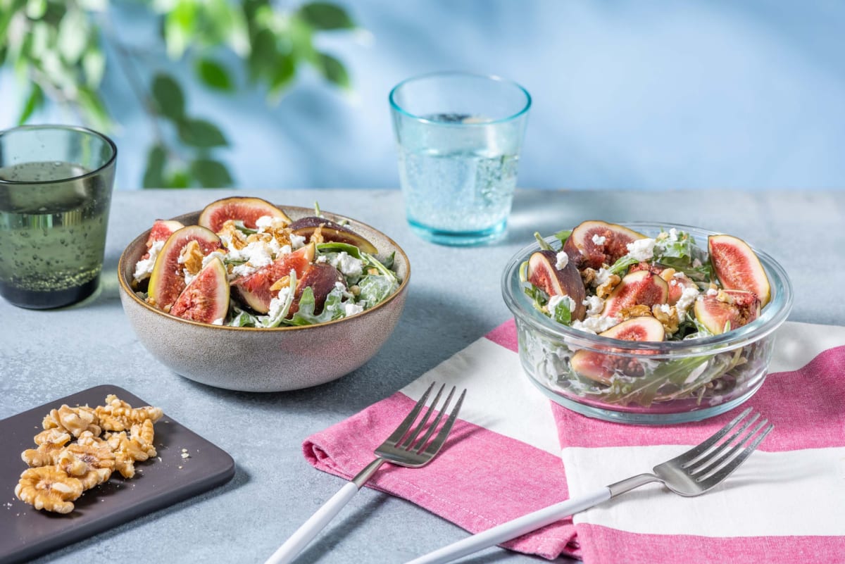 Goat's Cheese, Fig and Walnut Salad