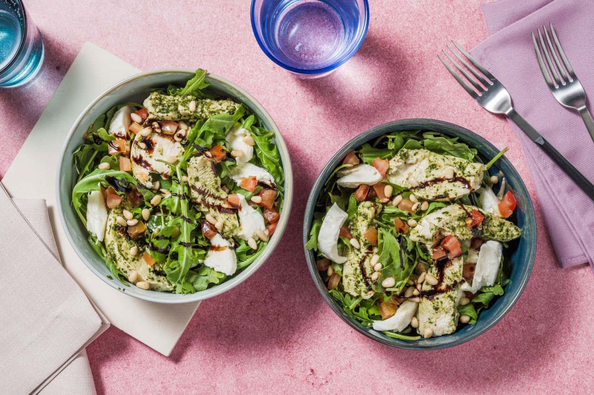 Speedy Italian Style Chicken & Mozzarella Salad