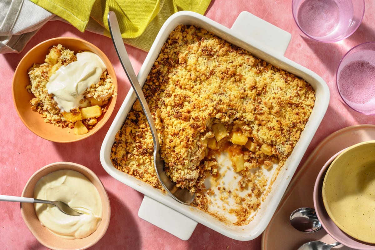 Toffee Apple Crumble