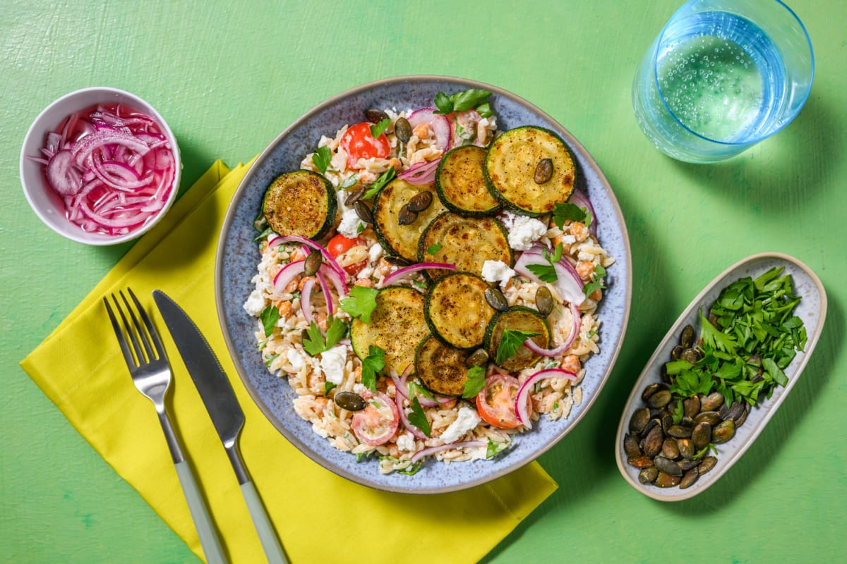 Cajun Spiced Orzo Salad