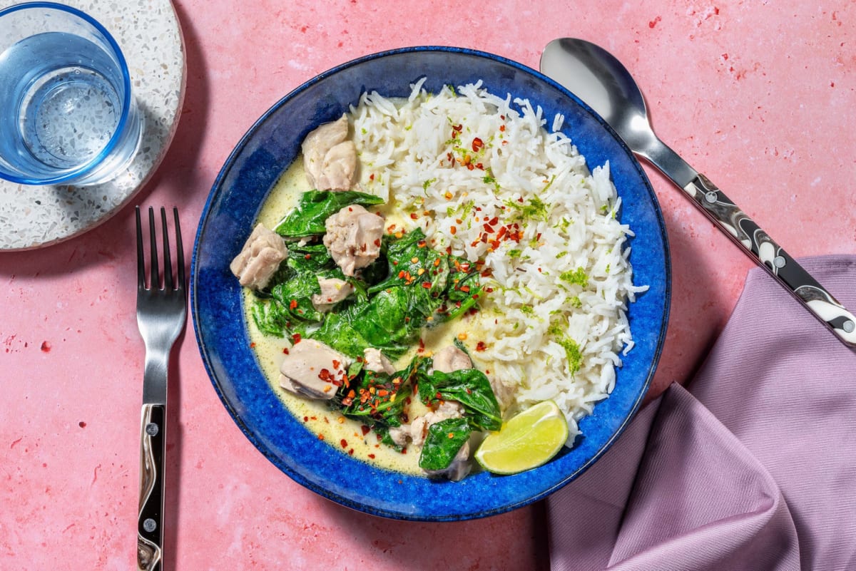 Thai Green Style Chicken Thigh Curry