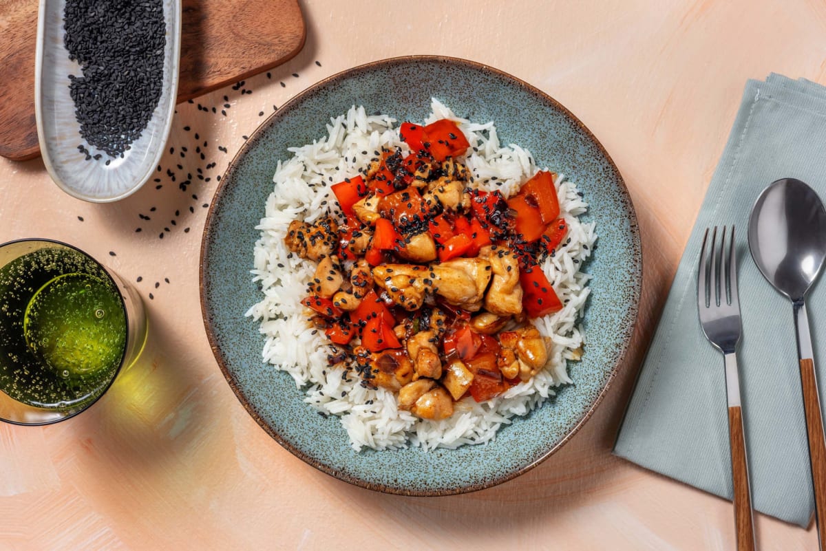 Beijing Style Chicken and Pepper Stir-Fry