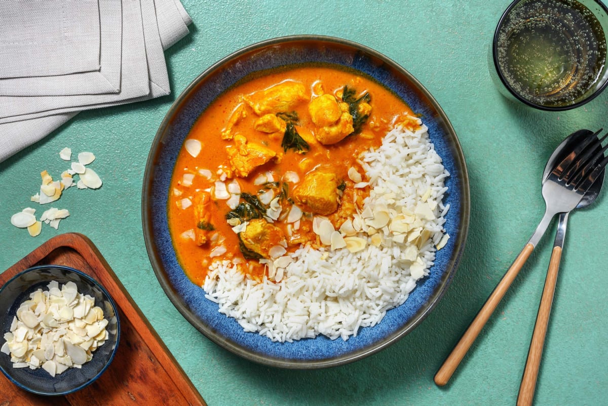 Chicken and Spinach Korma