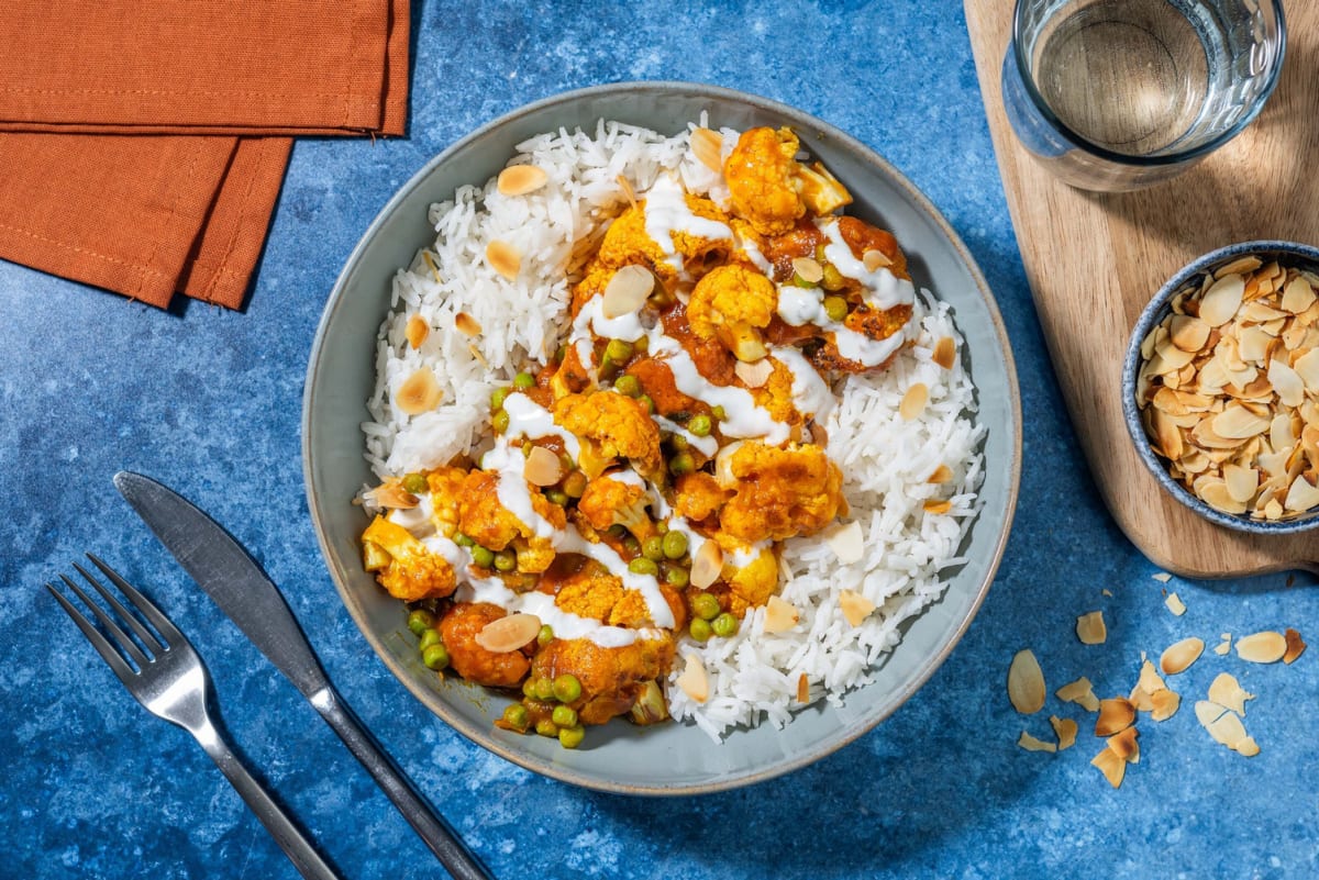 Matar Rogan Josh and Basmati Rice