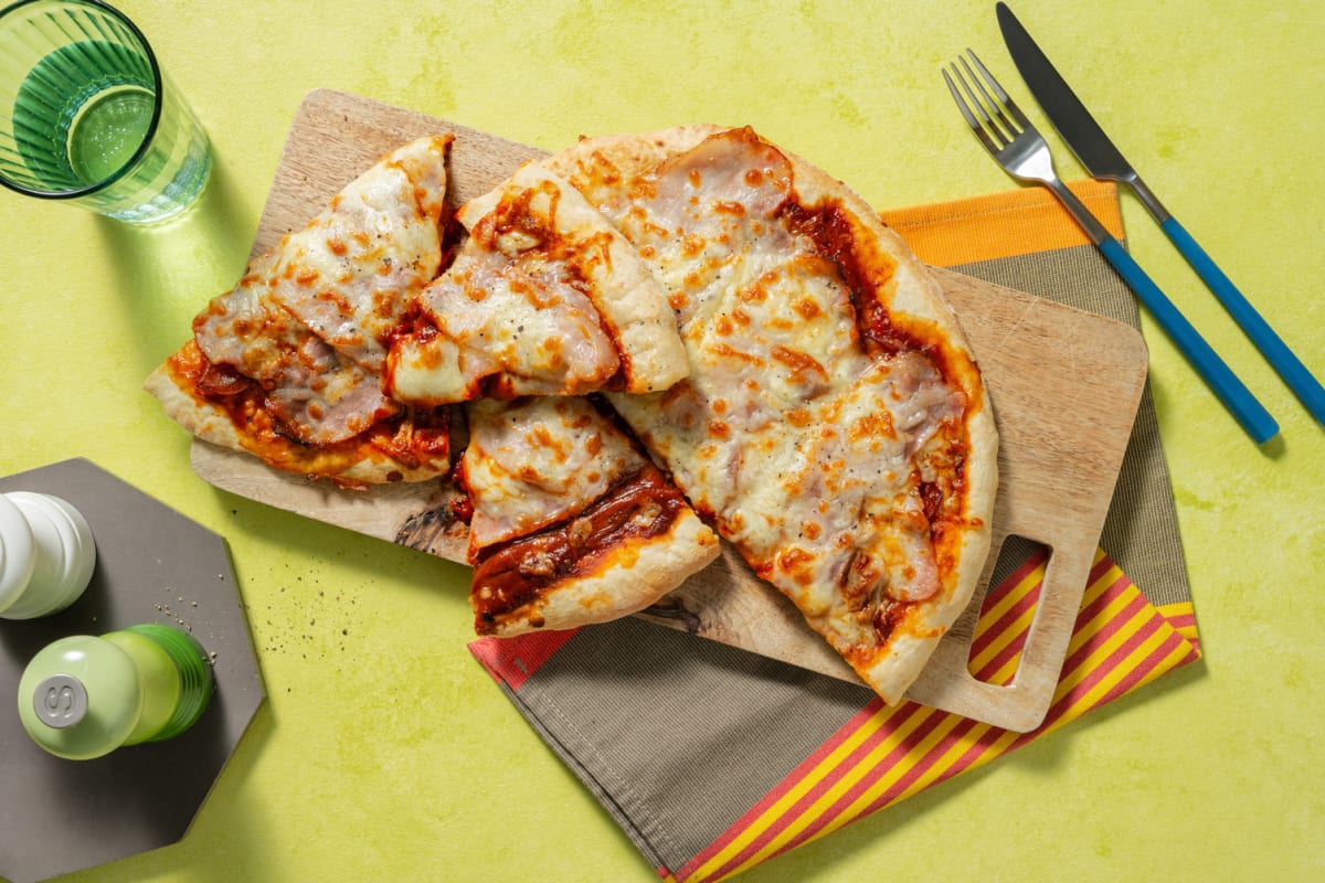 Pizza Amatriciana pancetta e pecorino romano