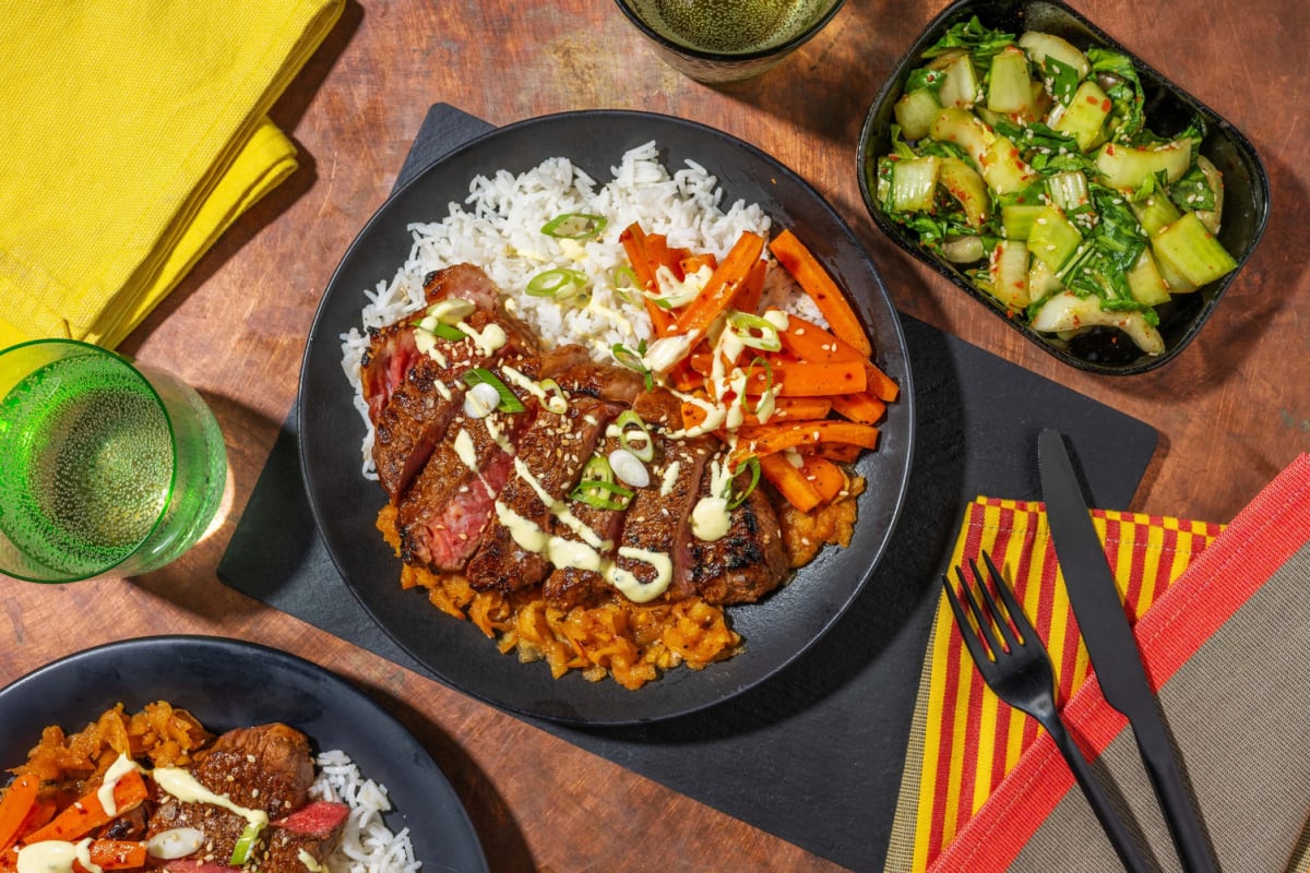 Koreansk bulgogi av biff