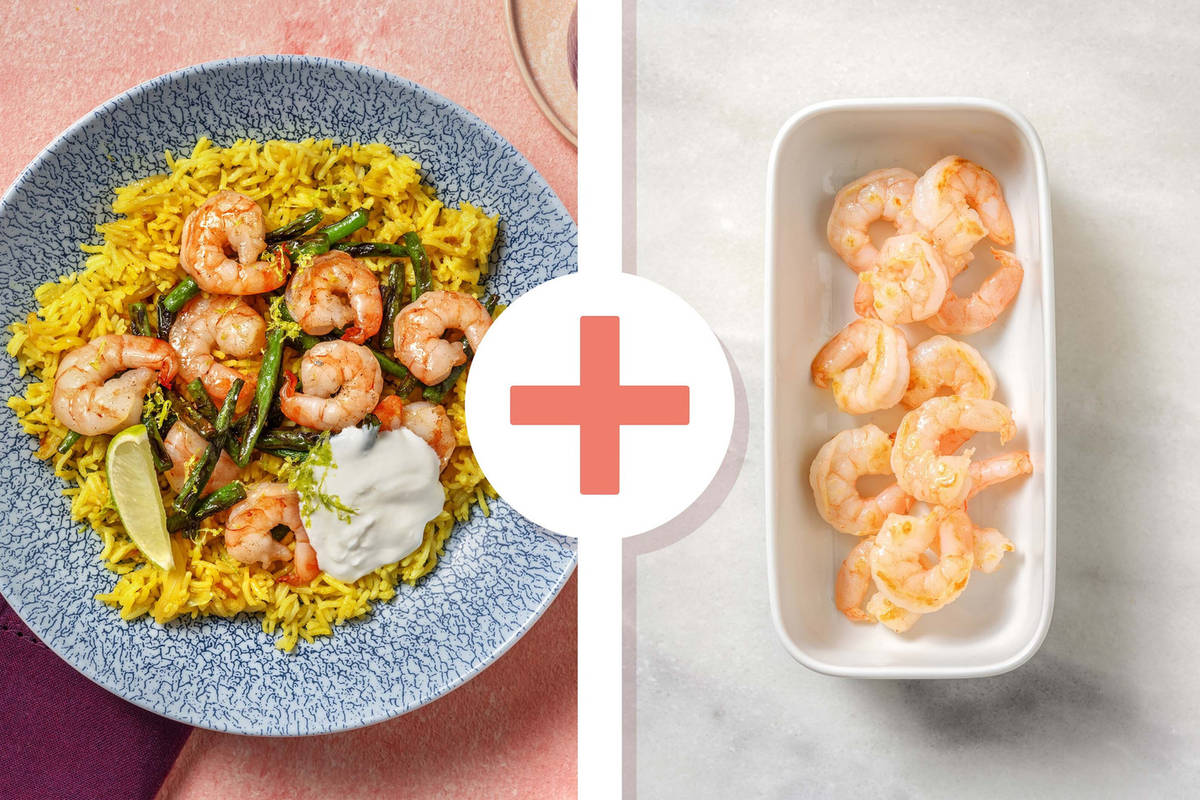 Korma Style Spiced Double Prawn Pilaf Recipe HelloFresh
