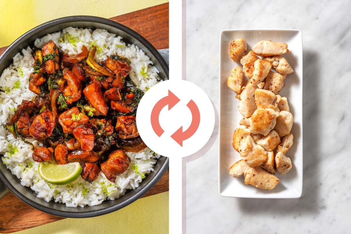 Hoisin Chicken Breast and Plum Stir-Fry