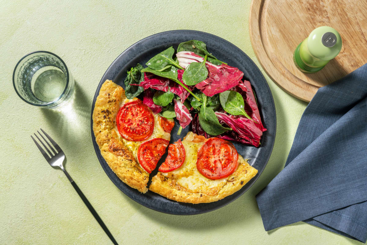 Tarte tomate & cantal en un tournemain