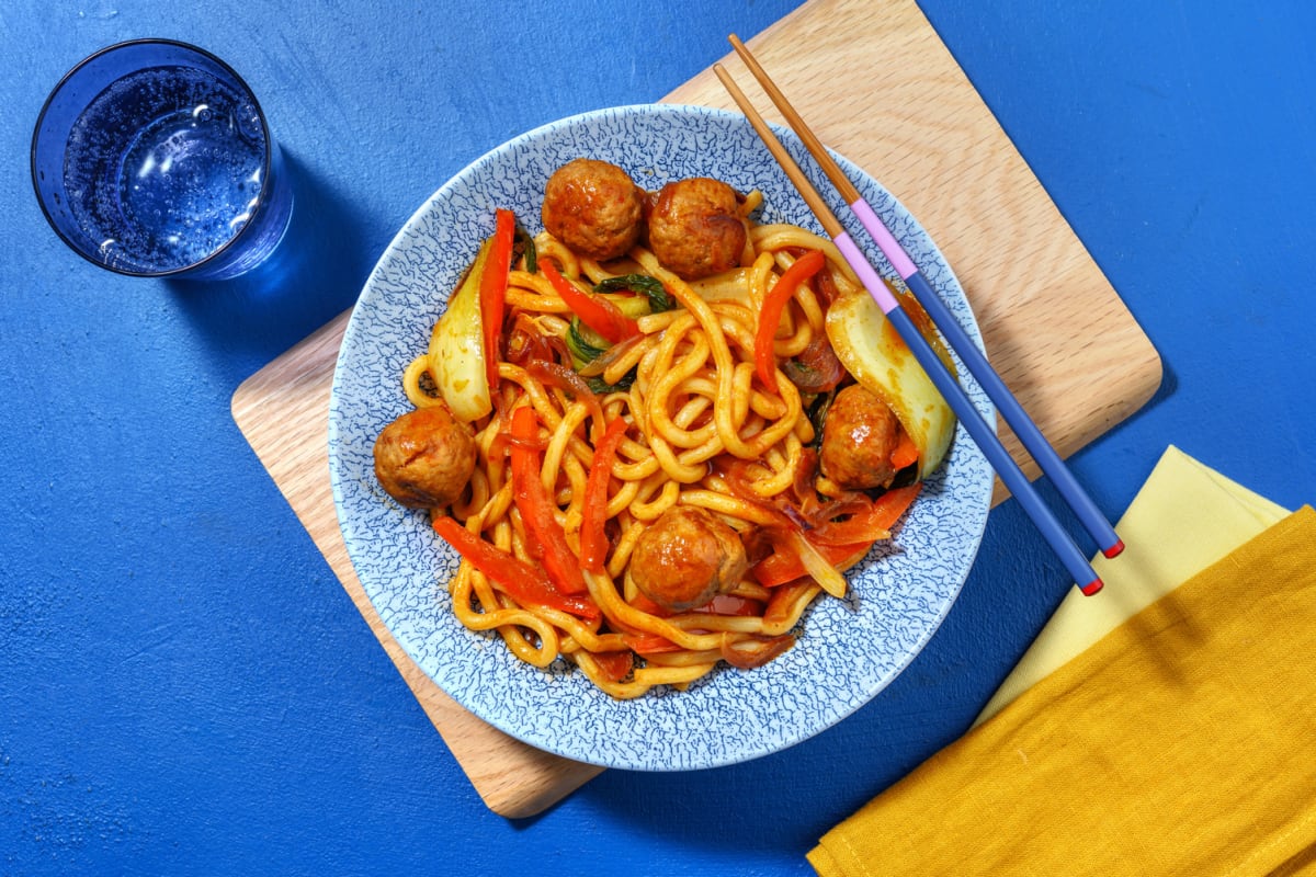 Pork Meatball Noodles