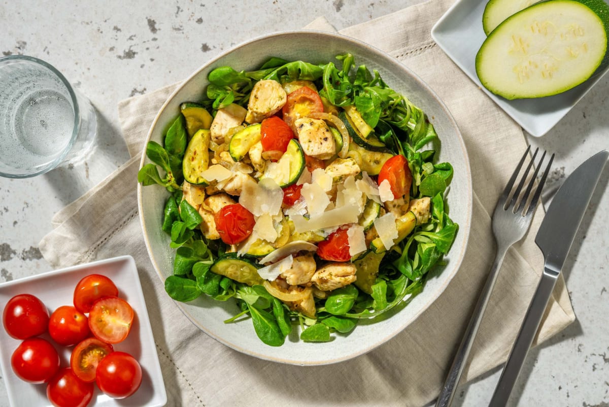 Poulet poêlé au pesto alla genovese