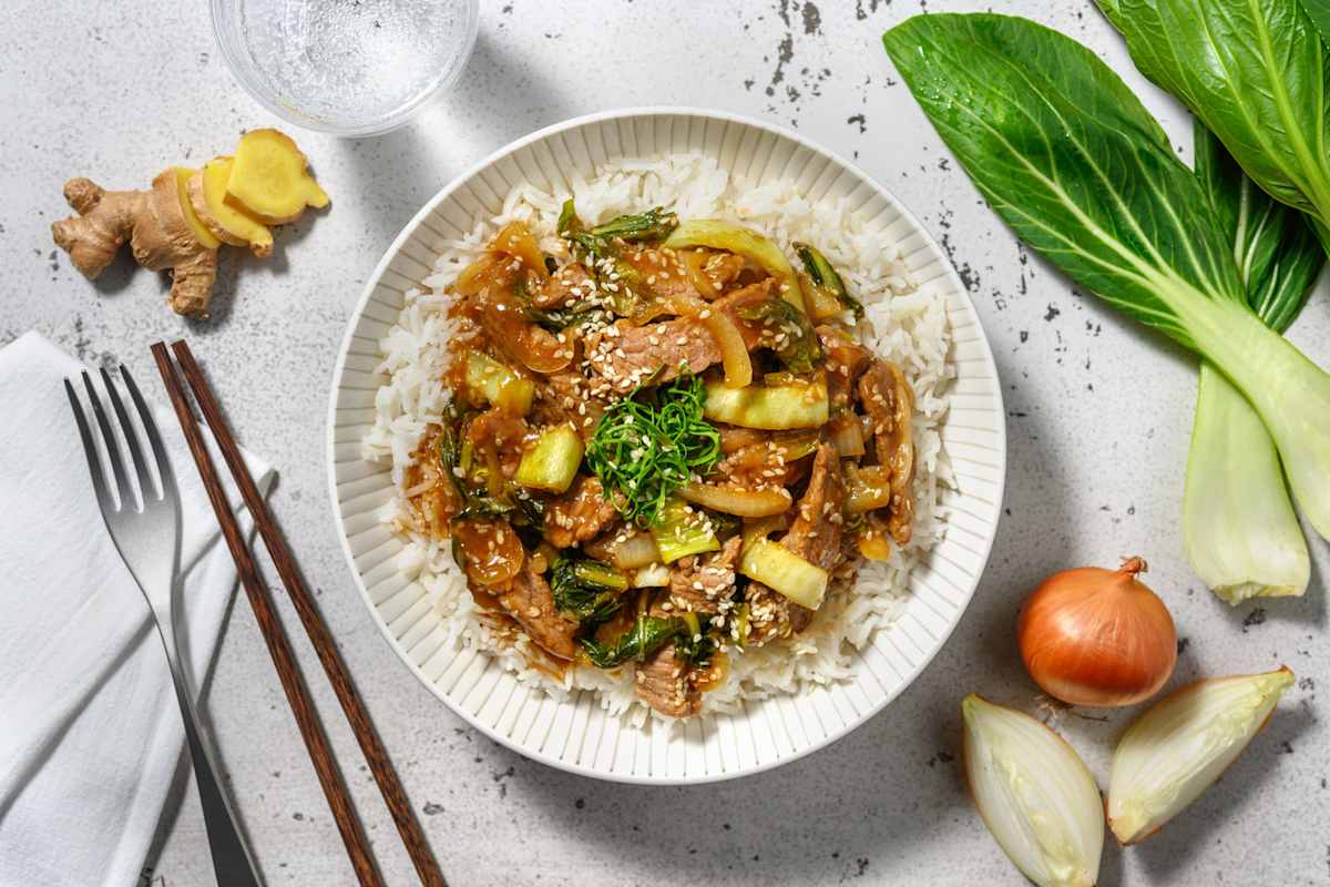 Le Végé : bowl d'émincés veggies à la japonaise
