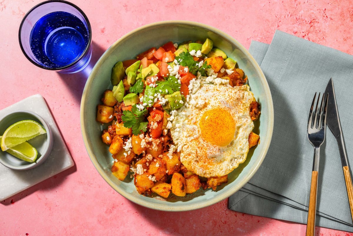 Papas con chorizo