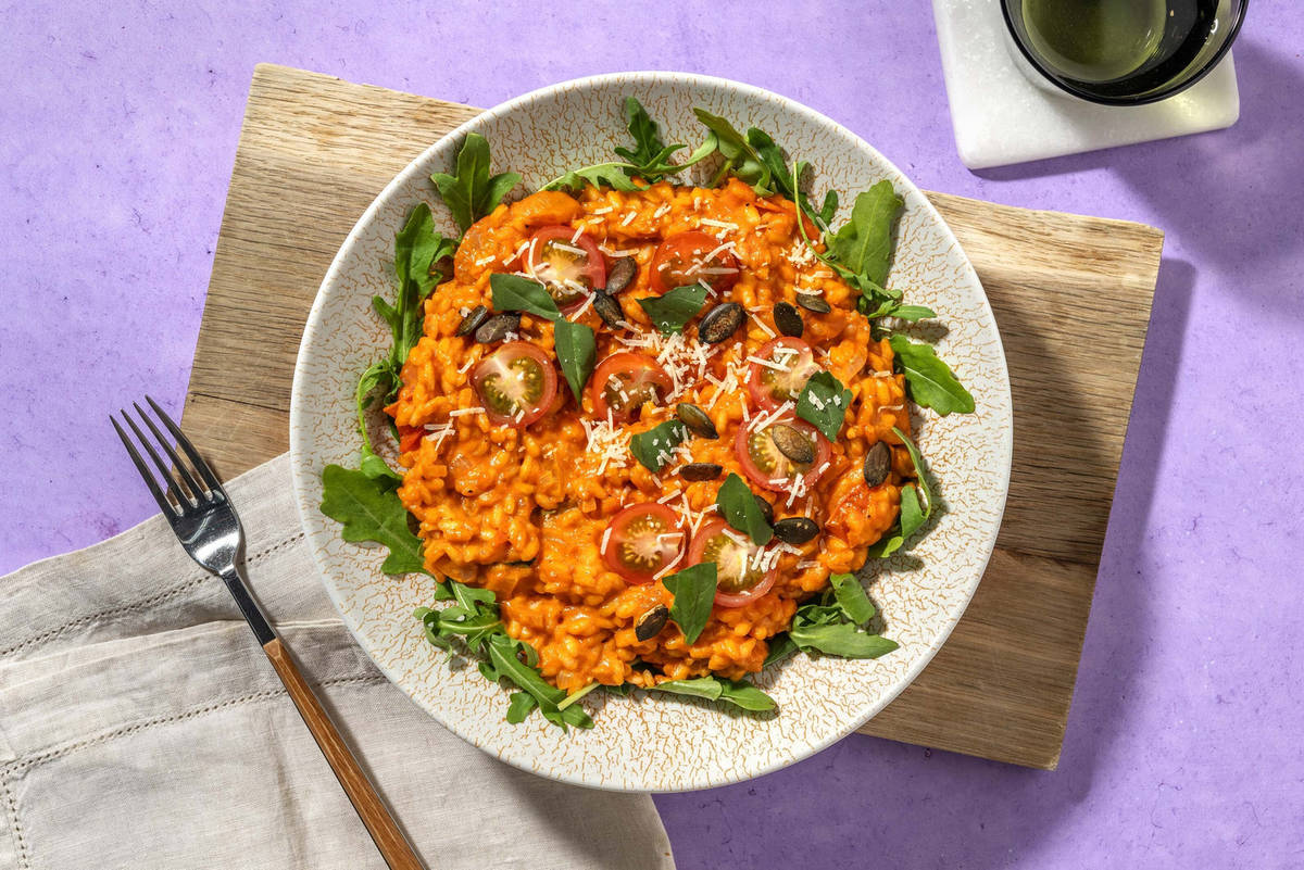 Risotto tomate & coco Recette HelloFresh