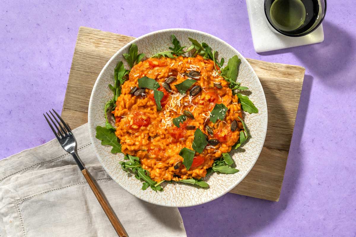 Risotto à la tomate & au lait de coco