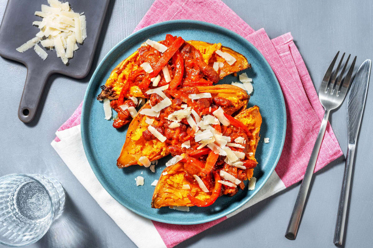 Loaded Chorizo Chilli Sweet Potato Jacky-P  