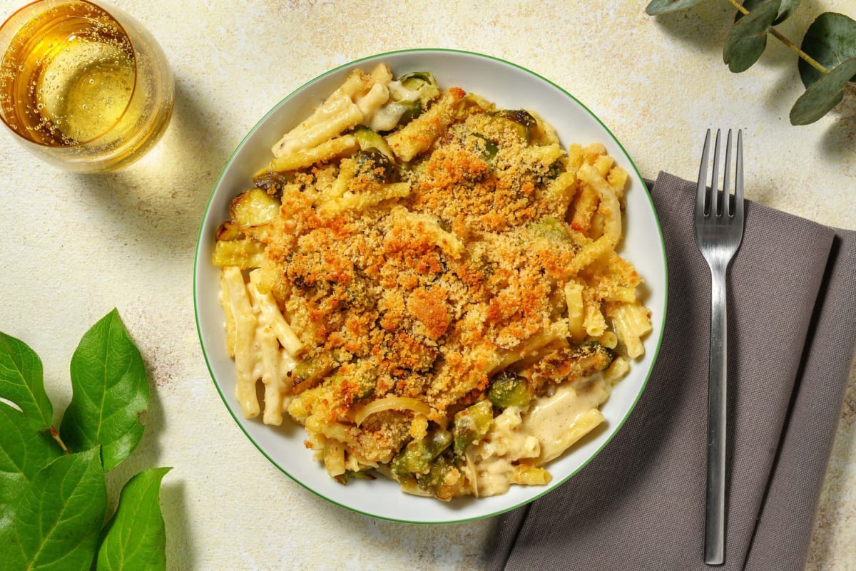 Brussels Sprout Mac & Cheese