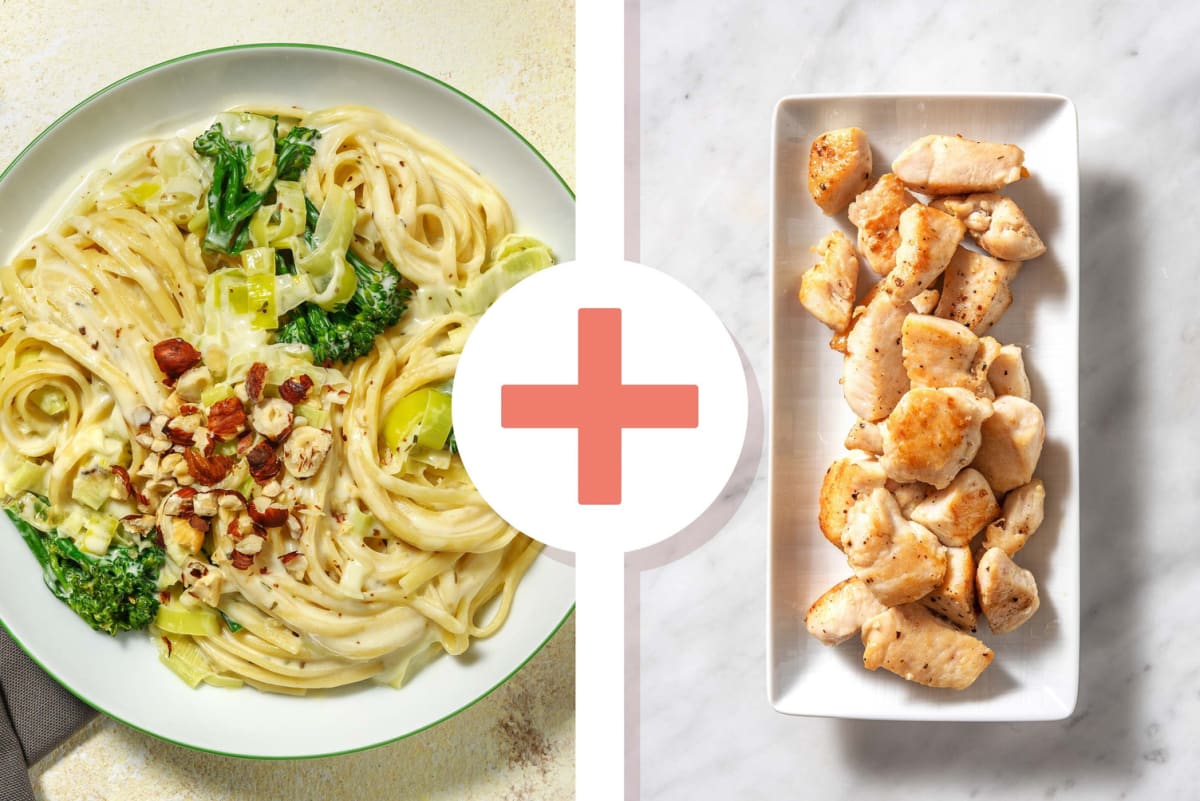 Creamy Truffle, Chicken Breast and Tenderstem® Linguine