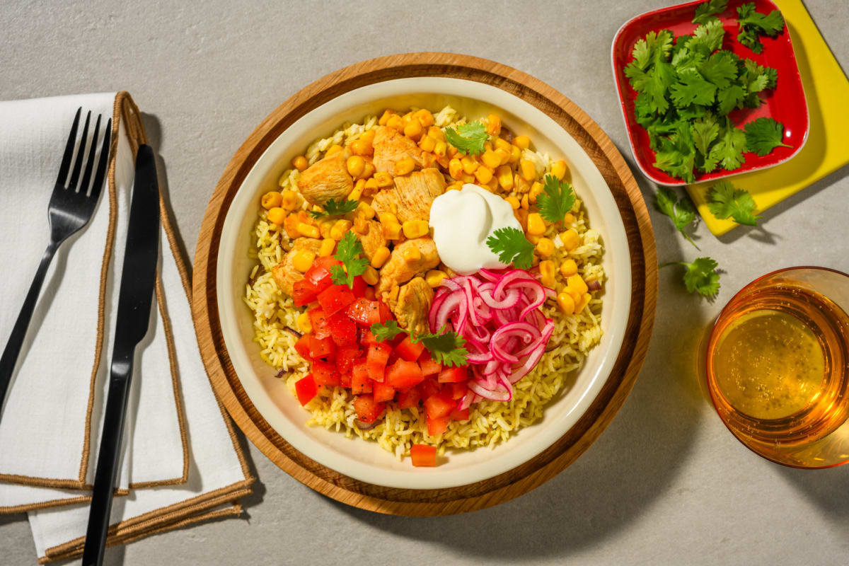 « Yeehaw ! » Burrito bowl de Cowgirl au poulet