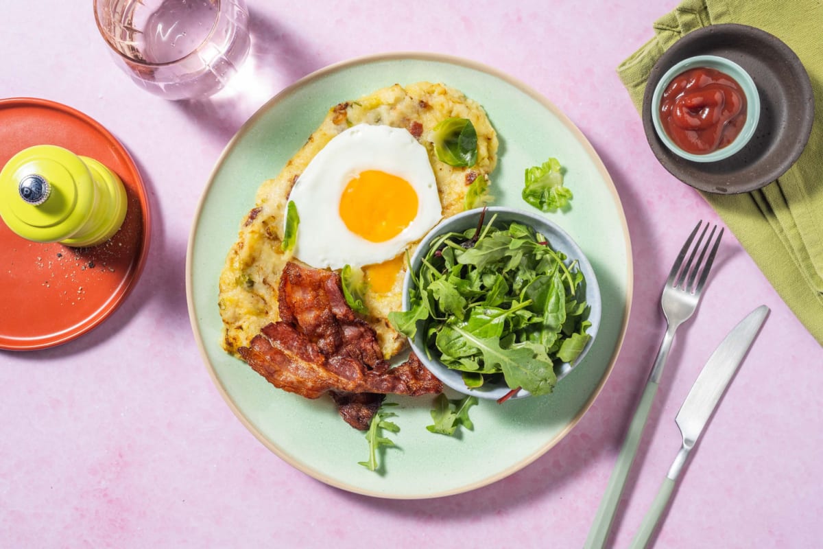 Bubble & squeak galettes de pommes de terre & chou Recette HelloFresh