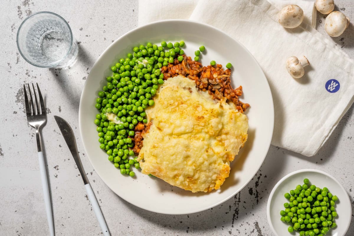 Lentil and Mushroom Cottage Pie