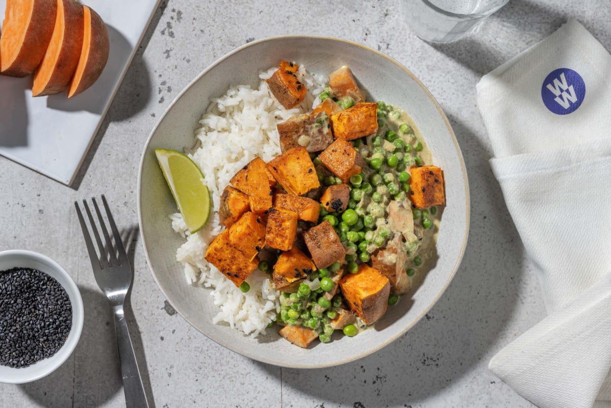 Green Thai Style Butternut Curry