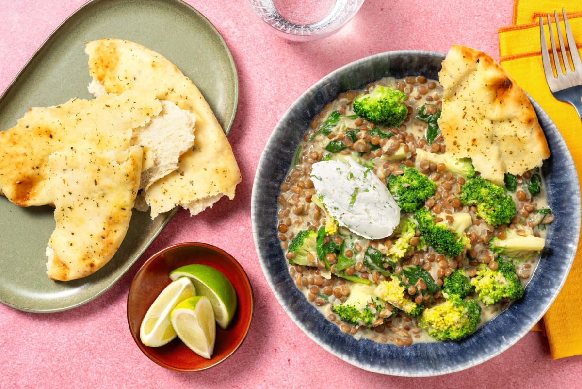 Curry vert de lentilles