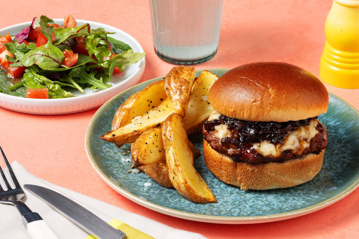 Classic Sausage Burger Recipe HelloFresh