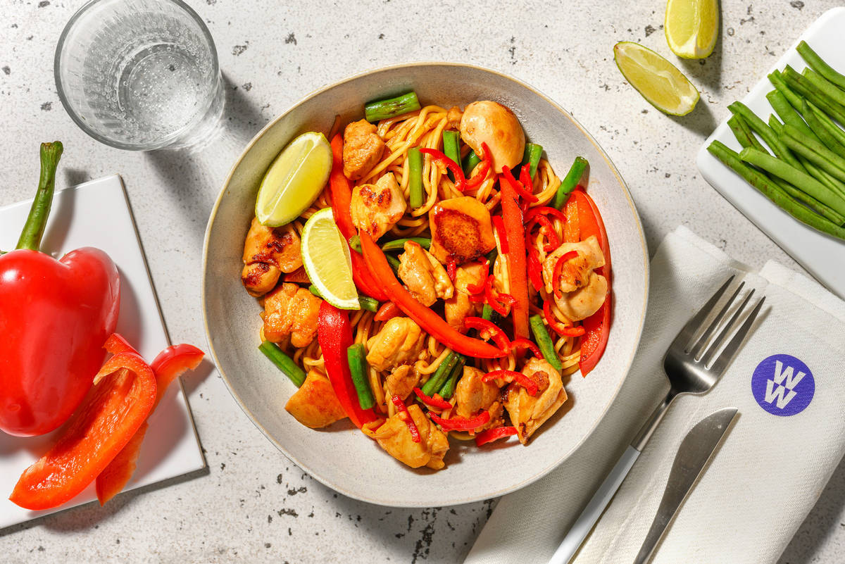 Chinese Style Chicken Noodles Recipe HelloFresh