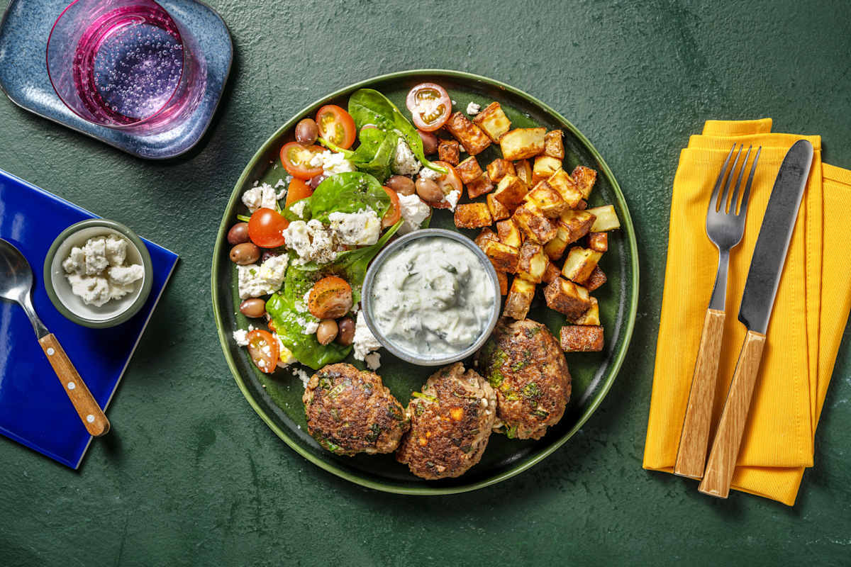 Stekta spenat- och ostkoftas
