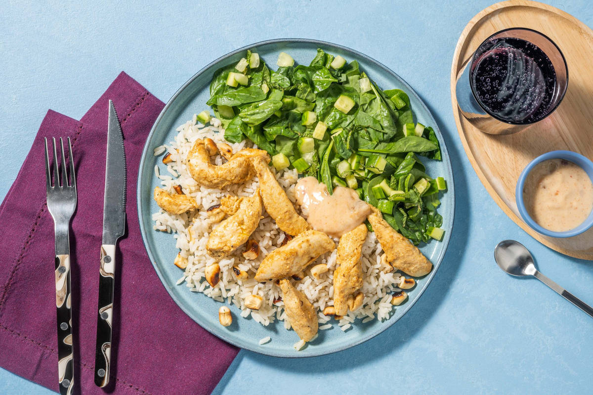 Indian yoghurt marinated chicken HelloFresh