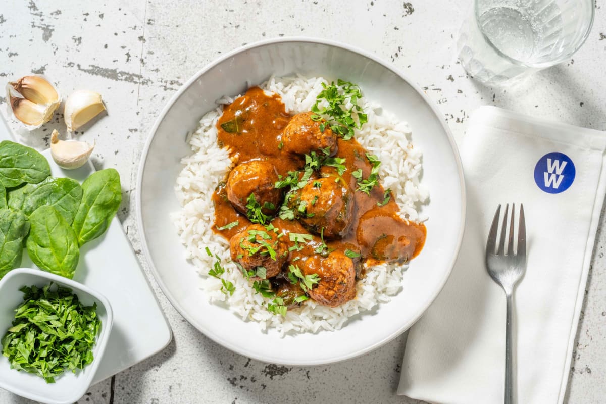 Beef Meatball Rogan Josh
