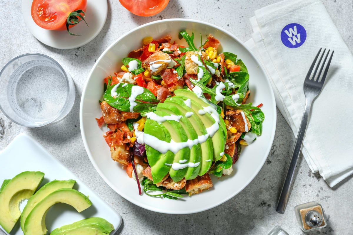 Californian Style Bacon & Avocado Sunshine Salad