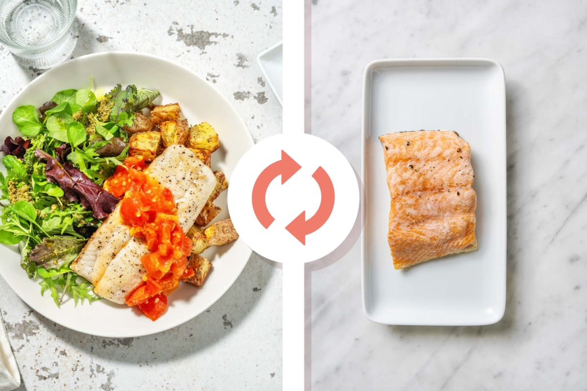 Pan-Seared Salmon and Warm Tomato Salsa