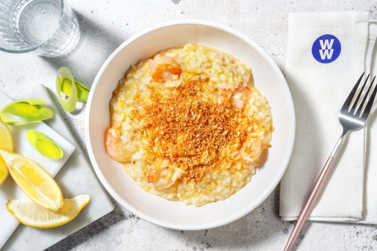 Stovetop Cajun Spiced Prawn Risotto