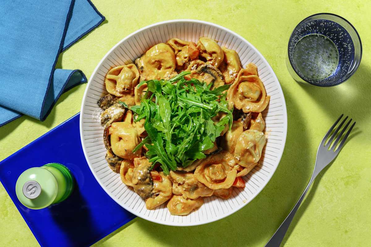 Snabb miso- och svamptortelloni