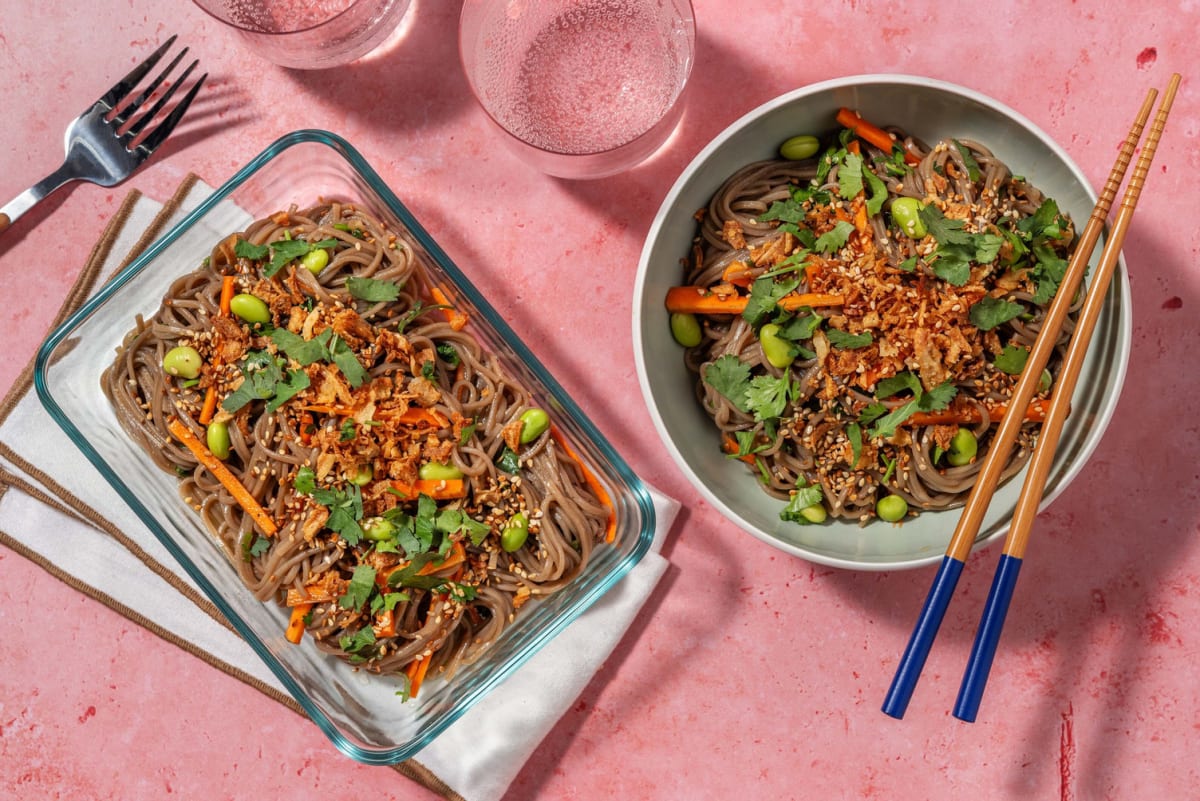 Sesame Soba Noodle Salad