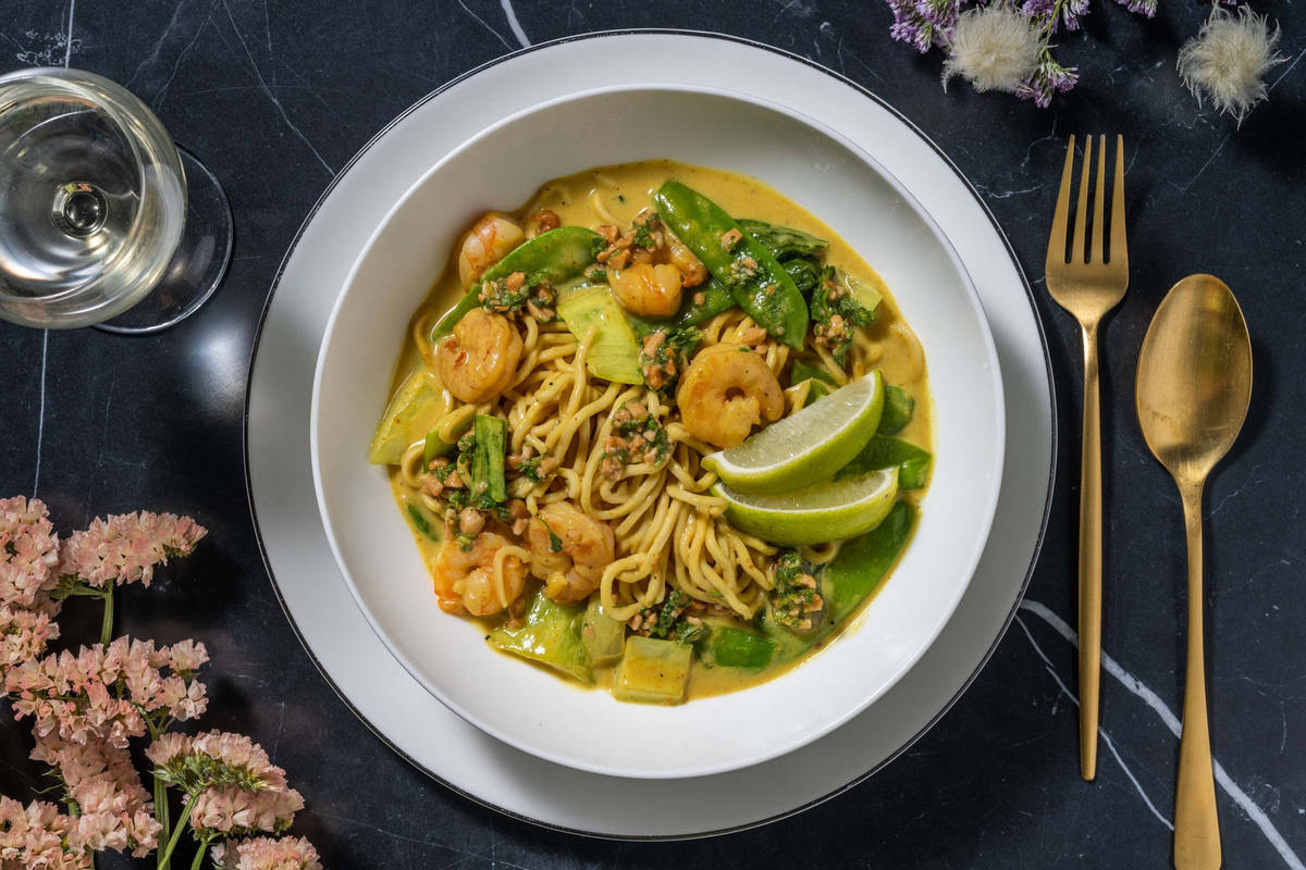 Coconut King Prawn Laksa Recipe HelloFresh