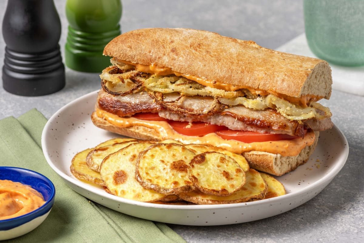 Thüringer-Bratwurst-Sandwich