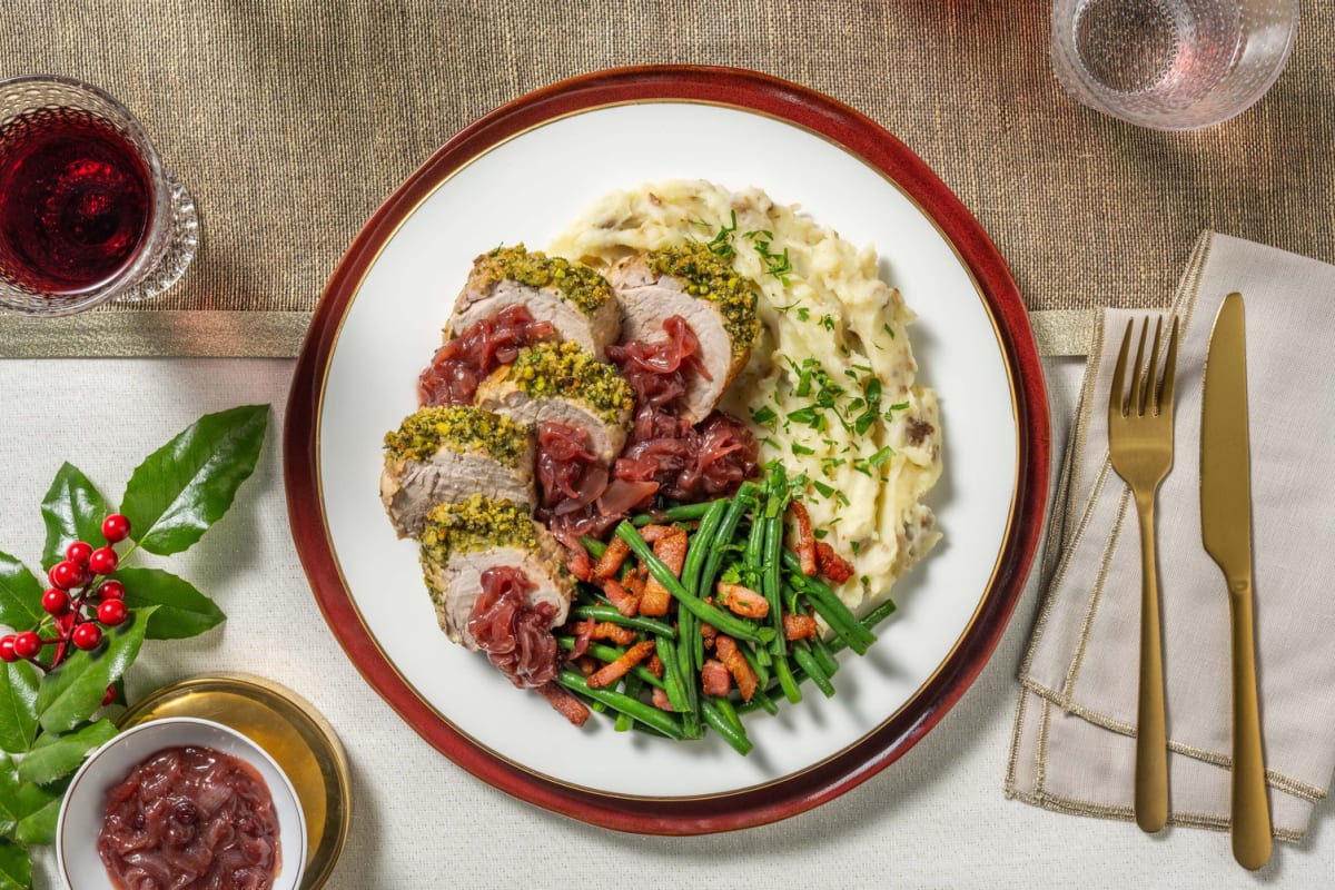 Schweinefilet mit Pistazienkruste