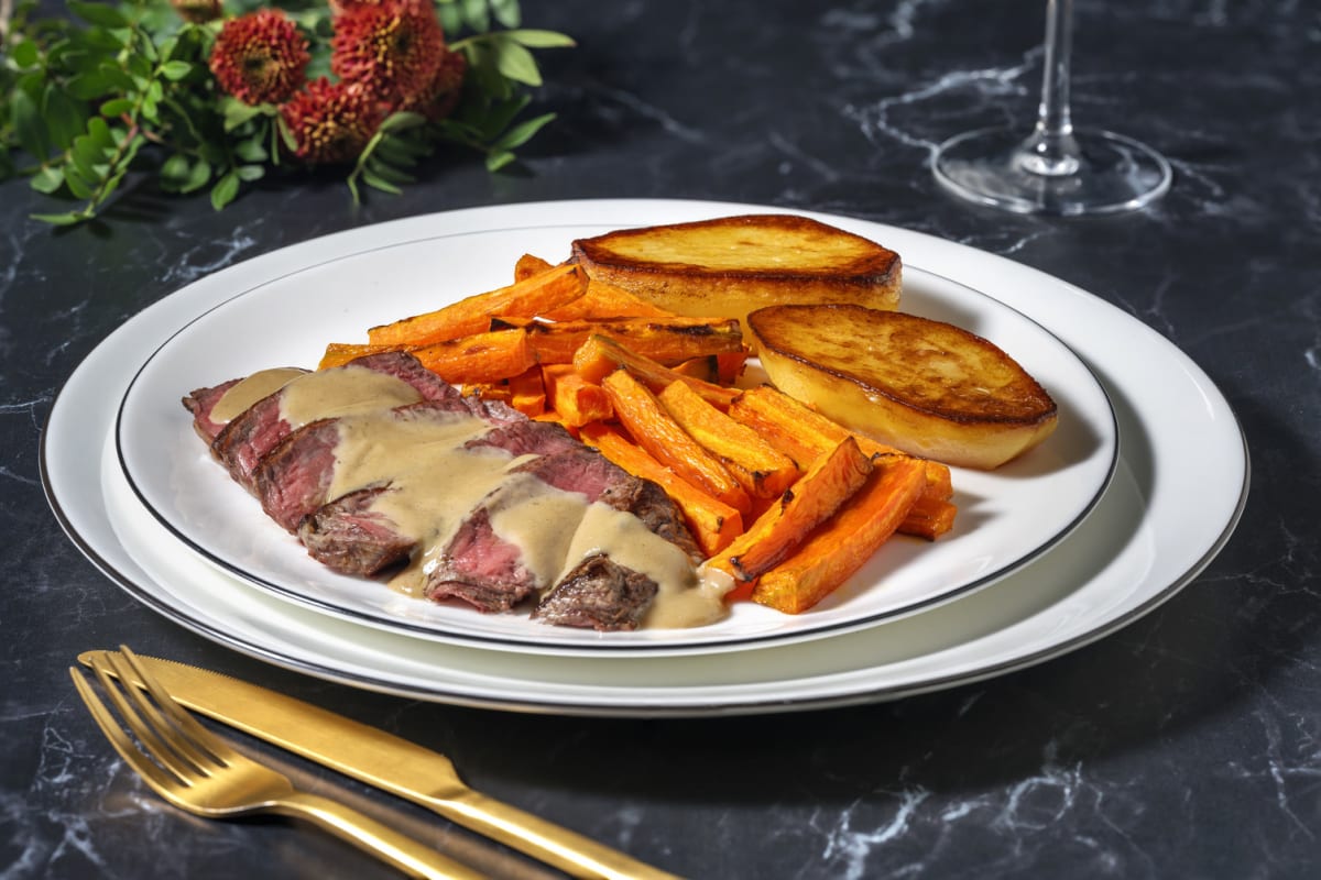 Fillet Steak and Creamy Wild Mushroom Sauce