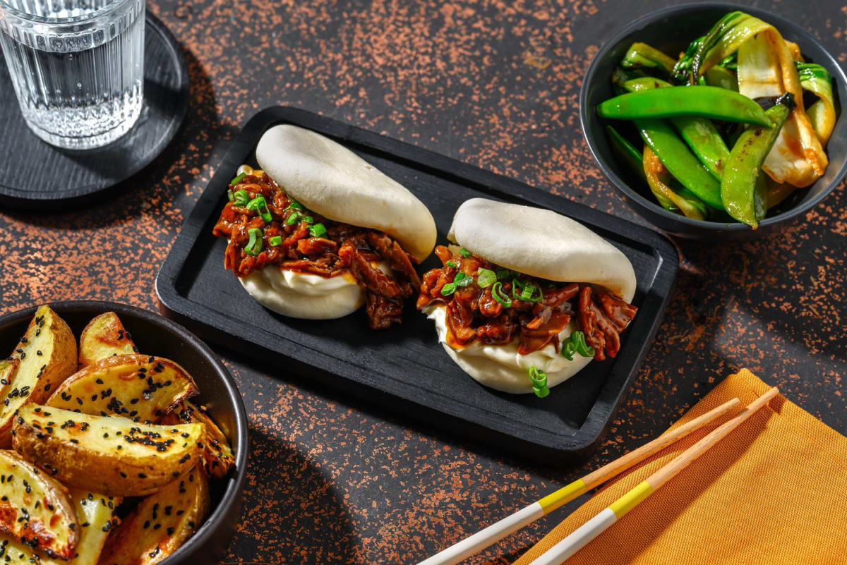 Teriyaki Pulled Beef Bao Buns