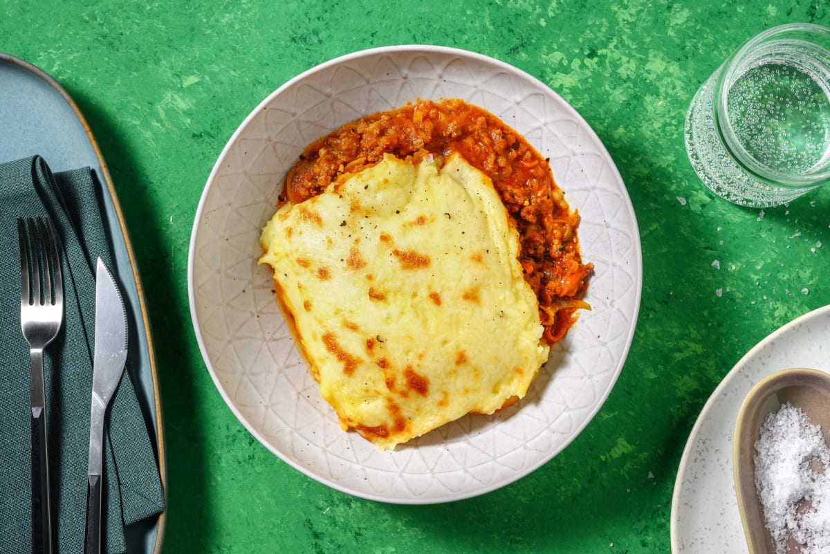 Ovenschotel met gehakt en cheddar