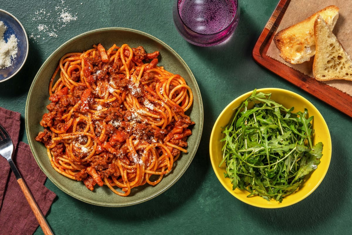 Ultimate Beef and Bacon Spaghetti Bolognese