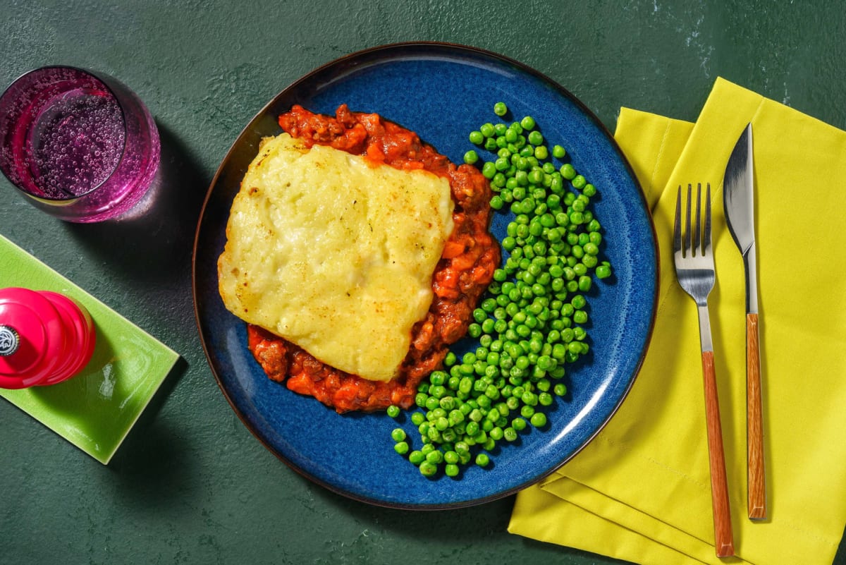 Ultimate Cheesy Mash Topped Cottage Pie 