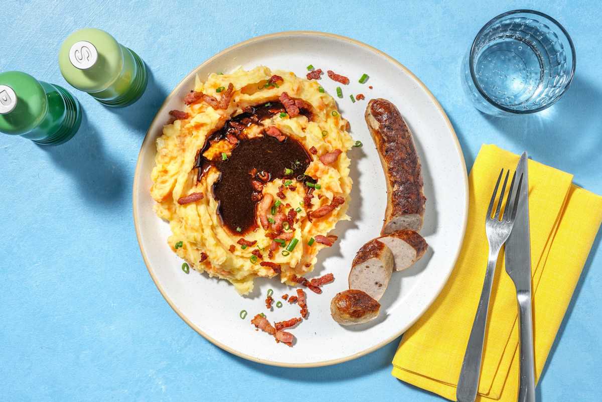 Hutspot: Holländischer Gemüsestampf mit Jus