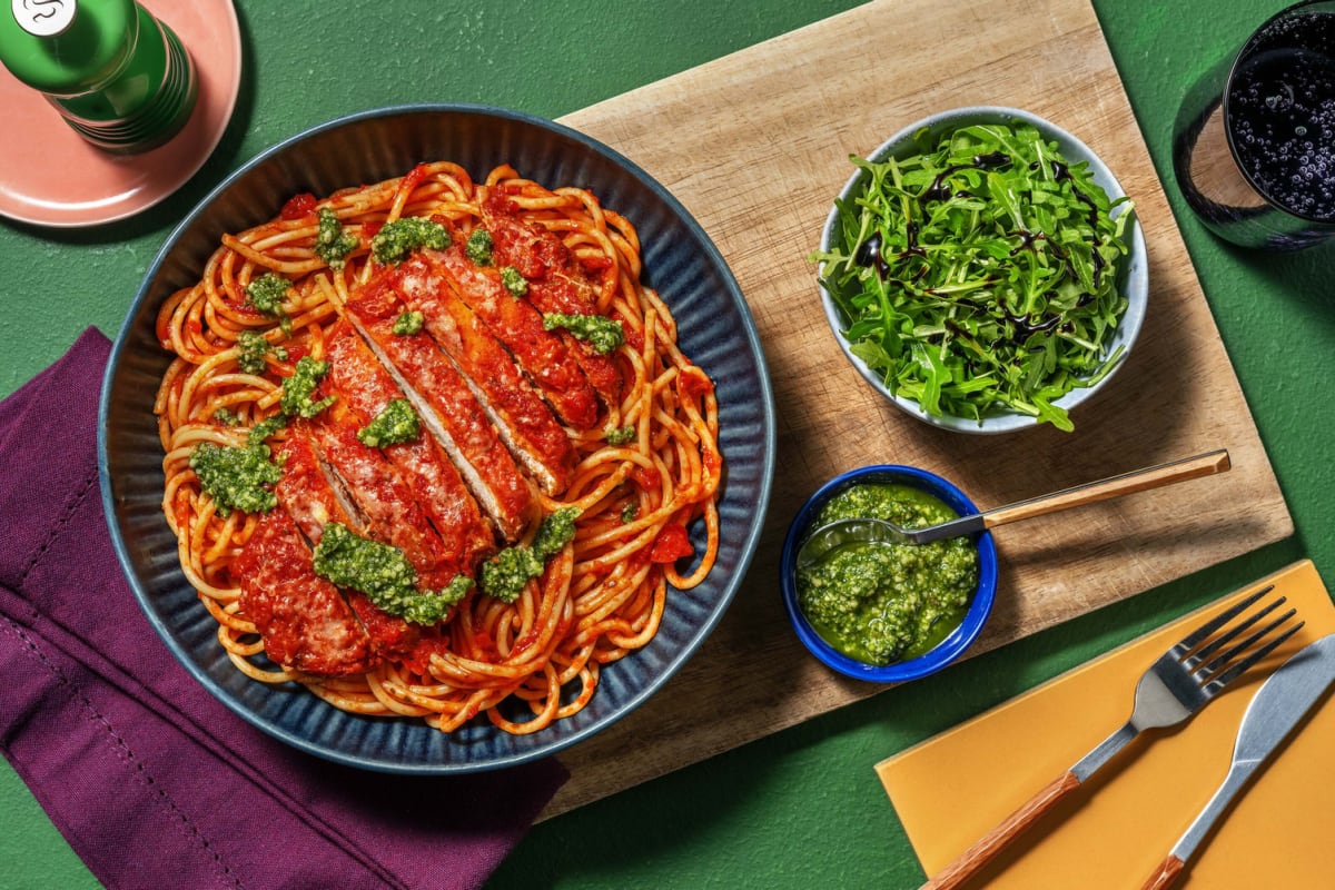 Ultimate Crispy Chicken Parmigiana