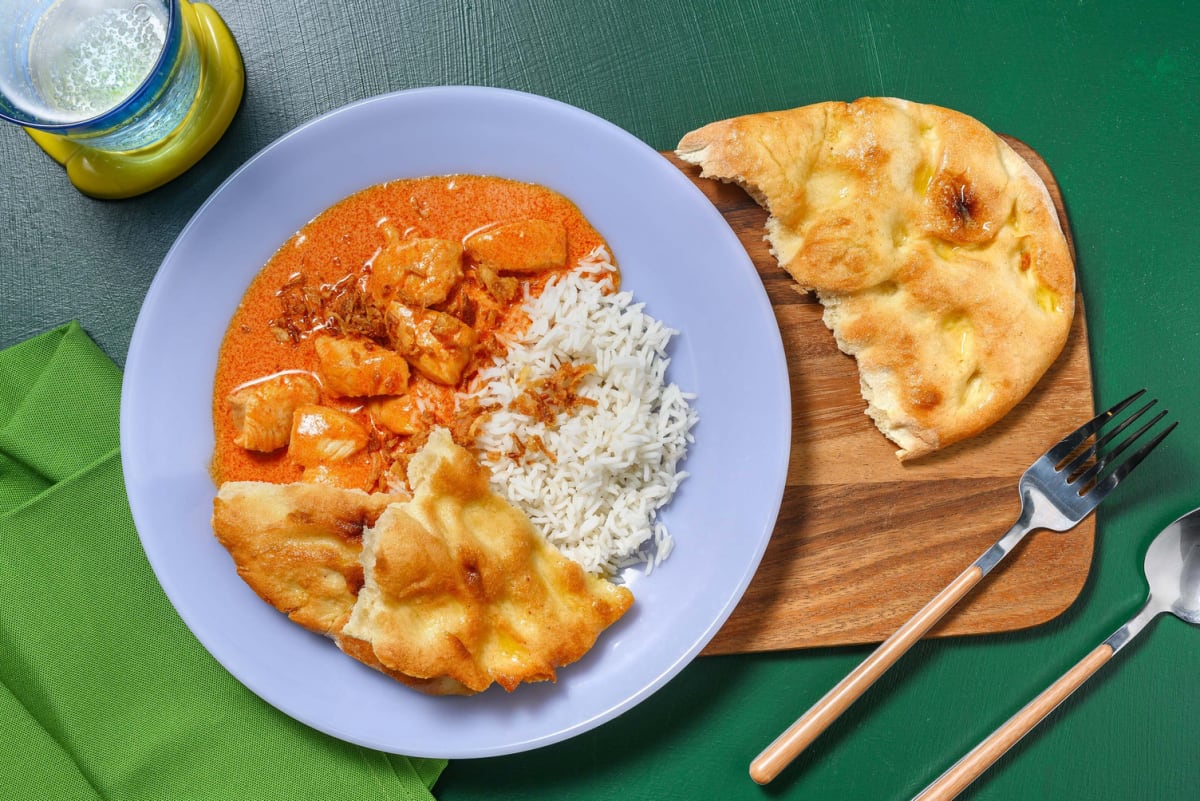 Ultimate Butter Chicken and Buttery Naan 