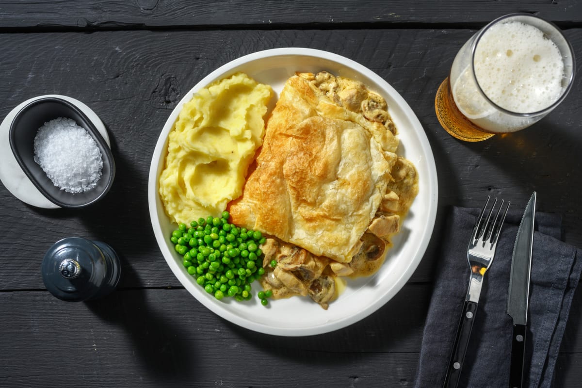 Ultimate Chicken and Mushroom Pie