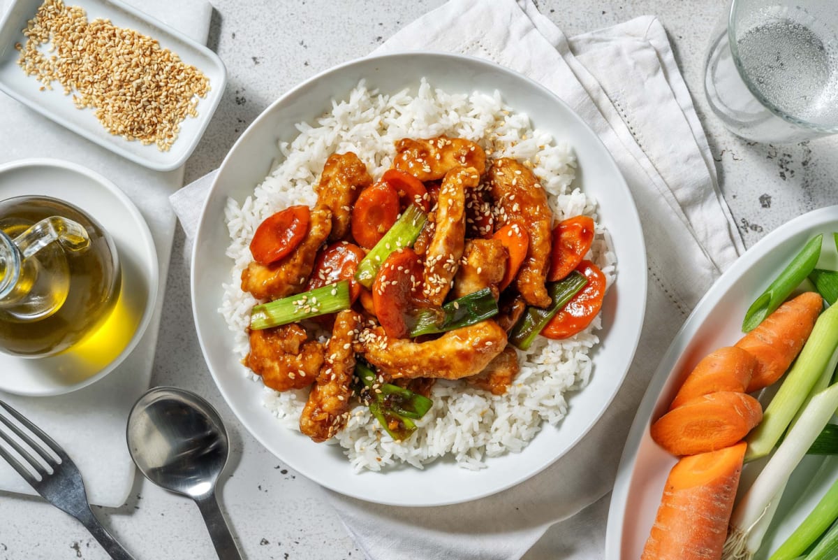 Mongolisches Hähnchen mit Ingwer